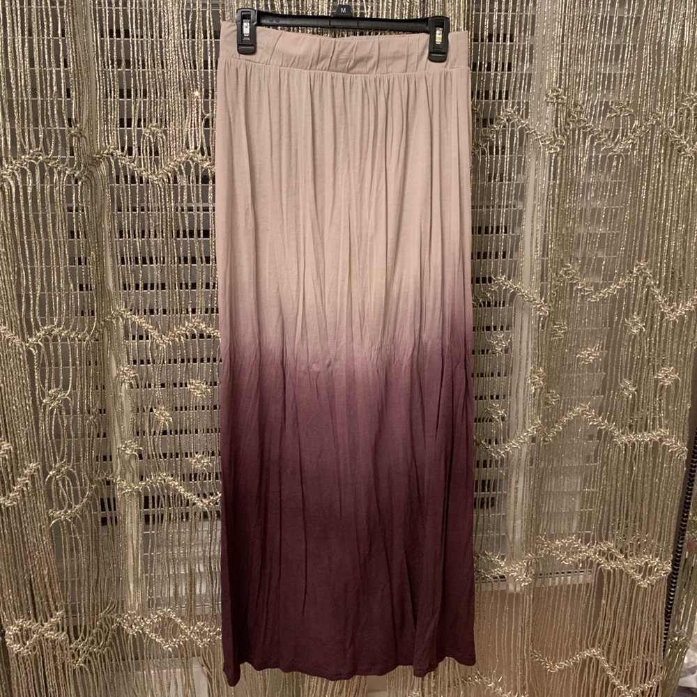 Purple Ombré Maxi Skirt
